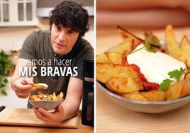 La sencilla receta de Jordi Cruz para cocinar las patatas bravas más jugosas y crujientes: «Sin casi nada de aceite»