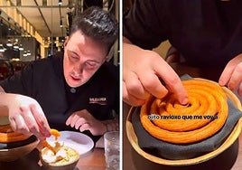 Se gasta 14 euros en un churro de RavioXO, el restaurante de Dabiz Muñoz, y opina sin tapujos: «Madre mía...»