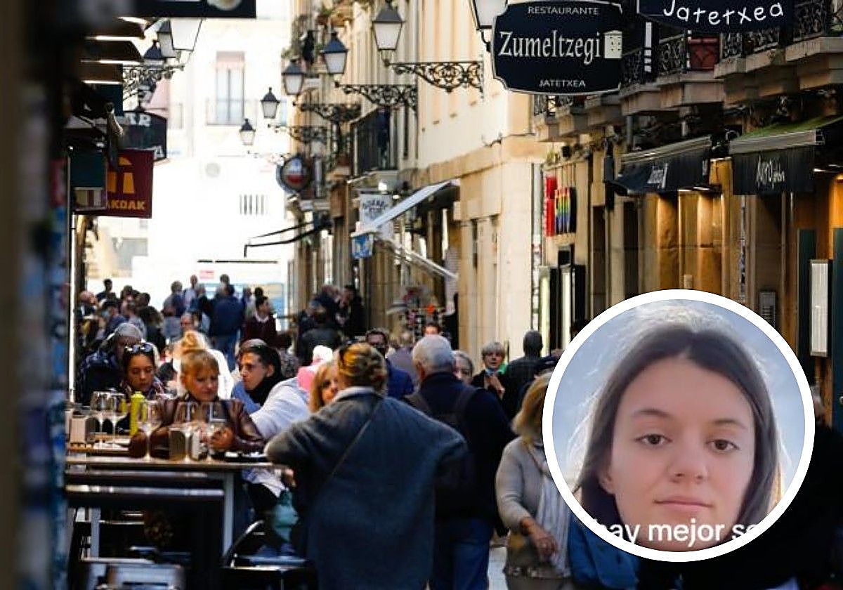 Irene opina sobre algo que ve en los bares y restaurantes vascos