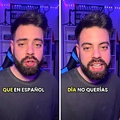 Un español menciona una expresión de nuestra lengua que es diferente según la zona del país en la que vivas: «En Málaga...»