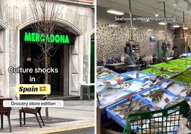 Una estadounidense que vive en Bilbao va a Mercadona y se queda impresionada con los productos: «Hay piernas de cerdo gigantes»