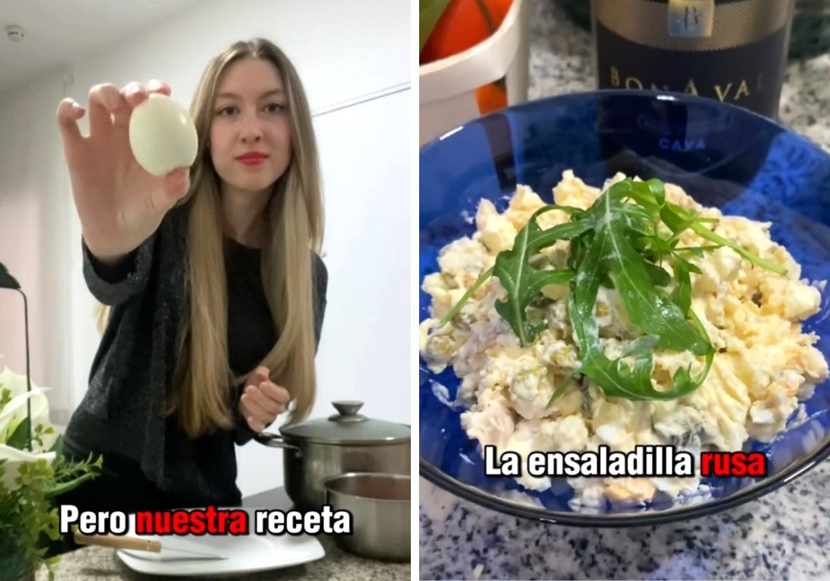 Una rusa que reside en España revela los verdaderos ingredientes de la ensaladilla: «Nuestra receta es bastante distinta»