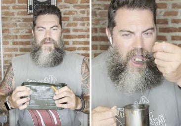 Un español prueba la ración que sirven al Ejército de España y da su opinión sin filtros