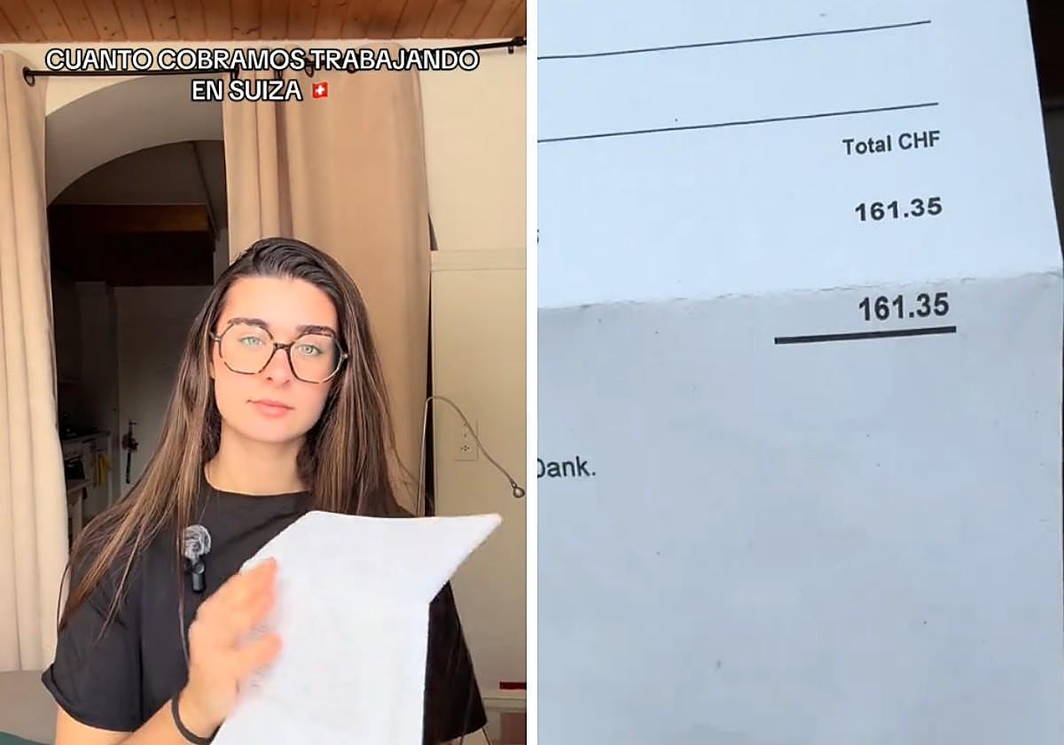 Una española que vive en Suiza muestra cuánto dinero gana trabajando allí: «Hay que restarle aún...»