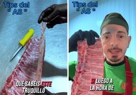 Un carnicero da el truco para preparar unas costillas de cerdo «como en los buenos restaurantes americanos»