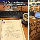 Va a estudiar a una biblioteca de Estados Unidos y no puede creer lo que hace una mujer a su lado: «Fuerte contraste»