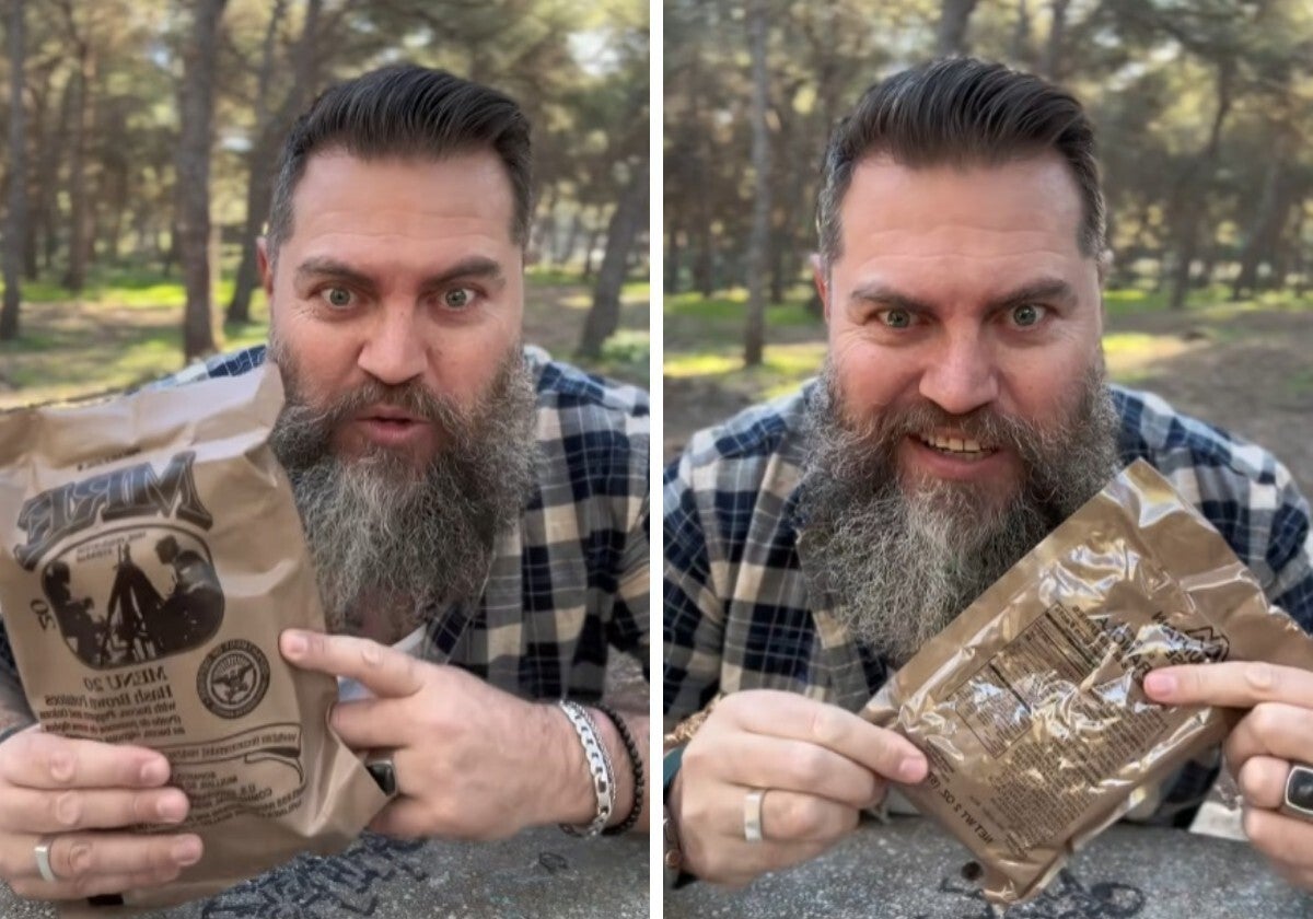 Un español prueba la comida que se sirve al ejército de los Estados Unidos y da su opinión sin filtros: «Siempre son un acierto»