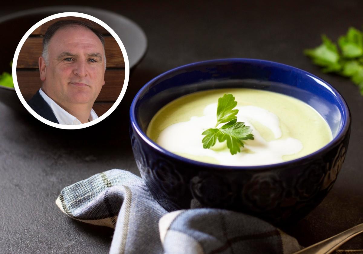 El truco del chef José Andrés para que las sopas y cremas salgan más ricas: utiliza un ingrediente que muchos ignoran