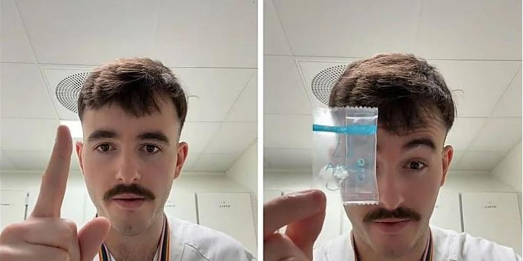 Un enfermero español que trabaja en Noruega, sin palabras con un aparato que se usa con los pacientes en los hospitales de allí