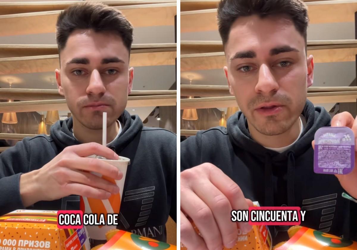 Un español prueba el Mcdonald's de Rusia y dicta sentencia sobre qué hamburguesa es mejor: «Si me tapan los ojos...»