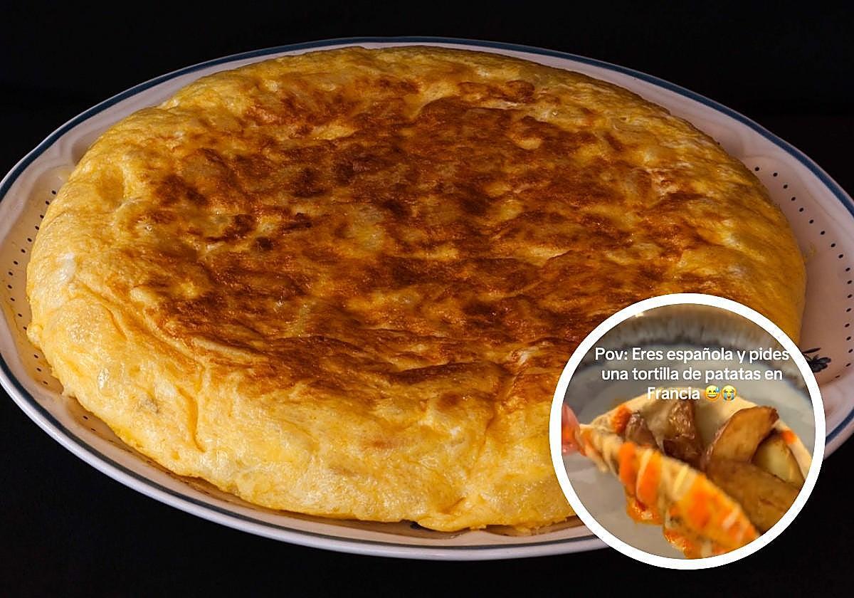 Un española pide una tortilla de patatas en Francia y no da crédito a lo que le sirven: «Podían haber avisado»