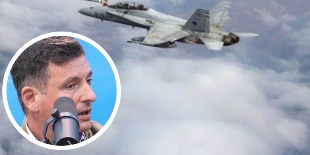 F‑18 fighter jet can cross Spain in about 15 minutes, roughly twice commercial speed
