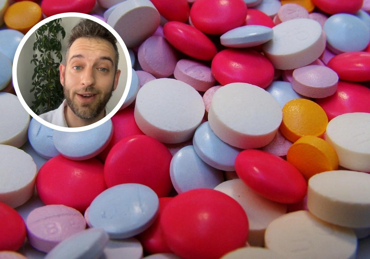 Un farmacéutico señala el error que cometes al tomar pastillas