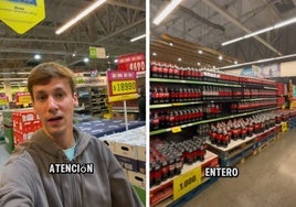 Un español que vive en Chile, sorprendido por lo que pasa con la Coca-Cola en los supermercados de allí: «Me ha llamado la atención»