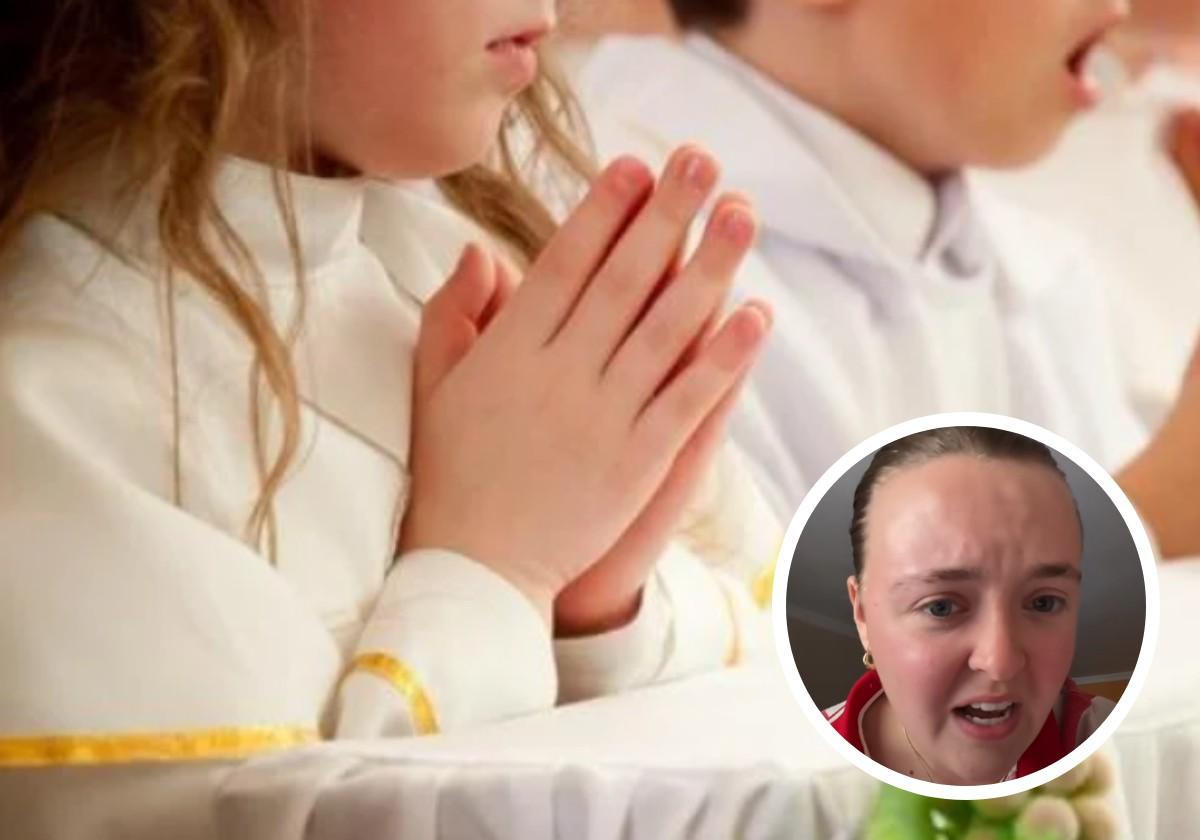 Una estadounidense que vive en España explica su mayor miedo tras ser invitada a una comunión: «No la quiero cagar»