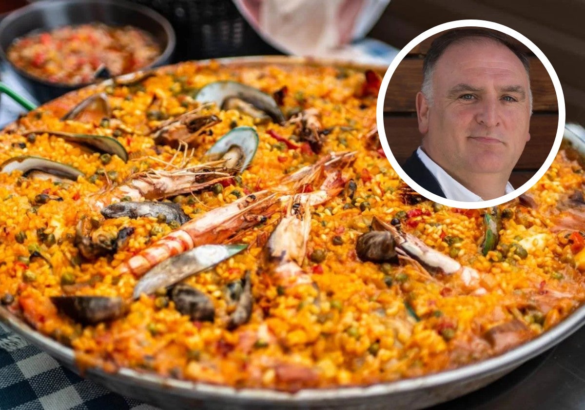 El chef José Andrés explica cómo cocinar la auténtica paella valenciana: estos son los trucos de su receta