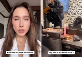 Una modelo notó un «olor extraño» en su habitación de hotel y se sorprendió con lo que encontró debajo de la cama: «Empecé a gritar y me puse de pie de un salto»