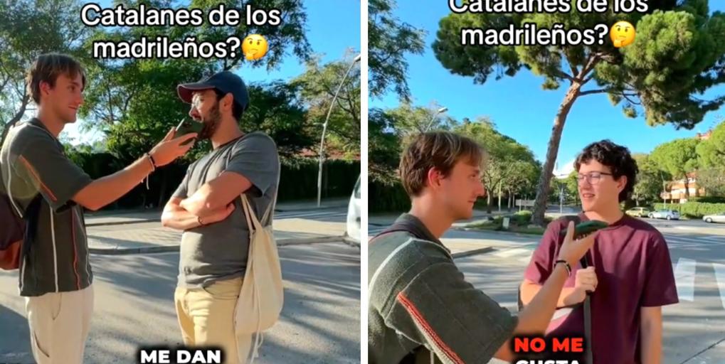 Pregunta a varios catalanes qué opinan de los madrileños y no se cortan al responder: «La gente es...»