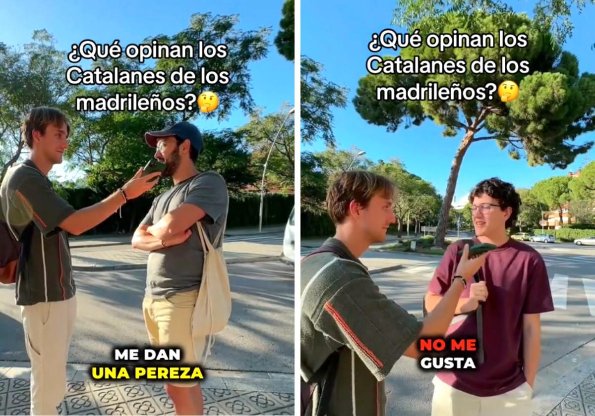 Pregunta a varios catalanes qué opinan de los madrileños y no se cortan al responder: «La gente es...»