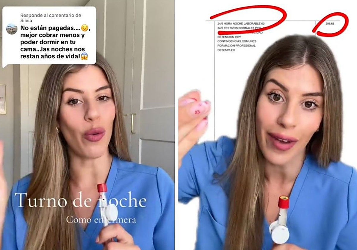 Rosa, dando sus explicaciones