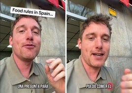 Un inglés que vive en España muestra su desacuerdo con una norma social relacionada con la comida en nuestro país: «No lo entiendo»