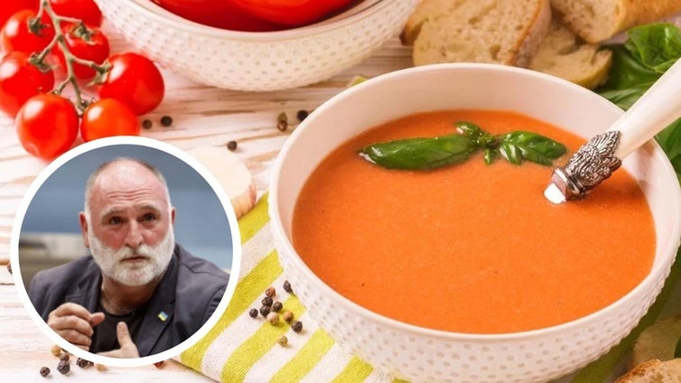 La receta de gazpacho del chef José Andrés: fácil y lista en menos de 20 minutos