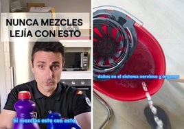 Un técnico de emergencias indica los tres productos que nunca debes mezclar con lejía: «Te puedes morir»