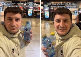 El truco para meter una botella de agua gratis en el aeropuerto de Barajas en Madrid: «De sentido común»