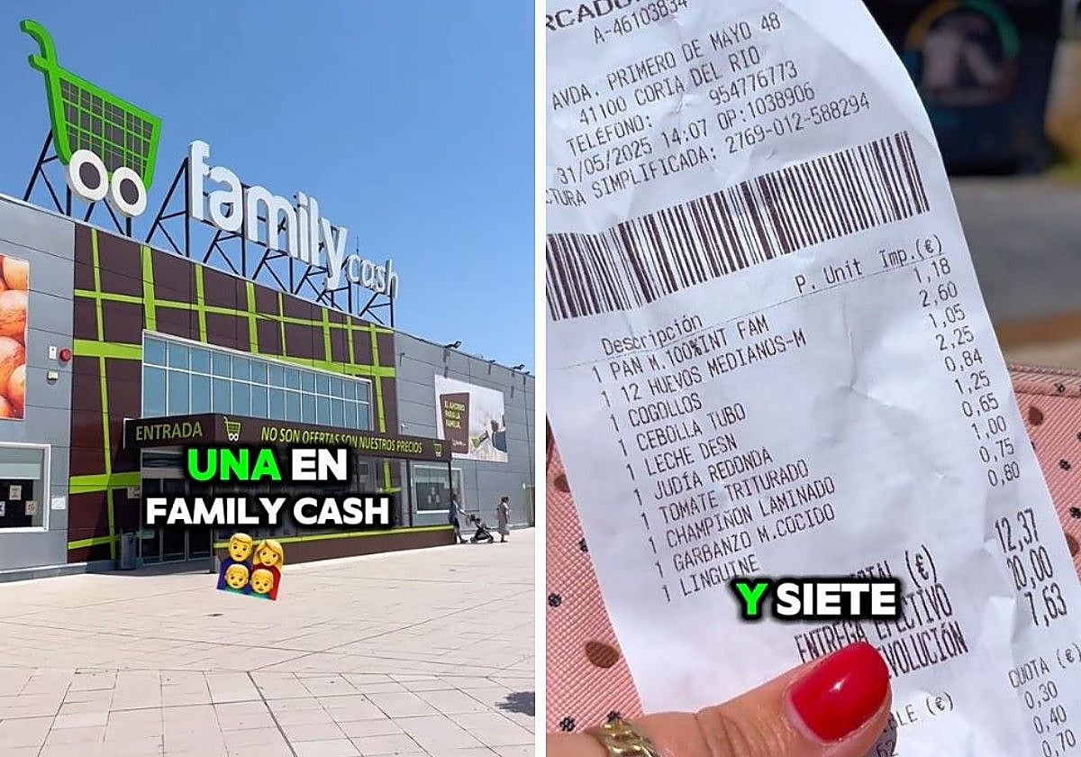 Hace la misma compra en Mercadona y Family Cash y compara el precio: «Puede que la diferencia sea bastante mayor»