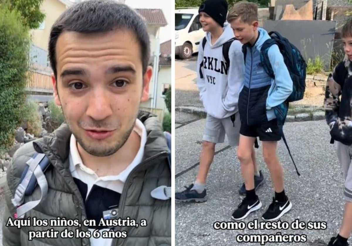 Un español de viaje por Austria, alucinado por cómo van al colegio los niños de este país: «Aquí es normal»