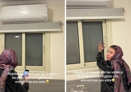 Reserva un Airbnb en Egipto con vistas a las pirámides y se queda sin palabras al ver el alojamiento: «Te encuentras con esto...»