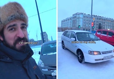 Un español viaja a Siberia y explica por qué la gente deja siempre los coches encendidos: «Es una práctica habitual»