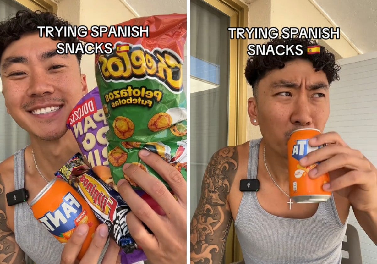 Un estadounidense prueba snacks de España y opina: «El sabor...»