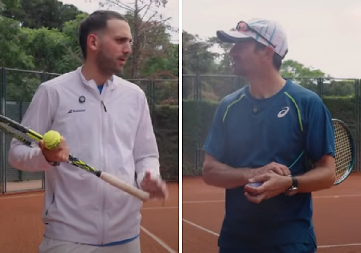 Tommy Robredo (derecha) llegó a ser número 5 del mundo en 2006