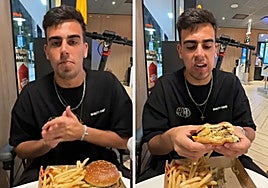 Un español en Miami prueba el McDonald's y ya nota las diferencias: «El tamaño es chiquitito»