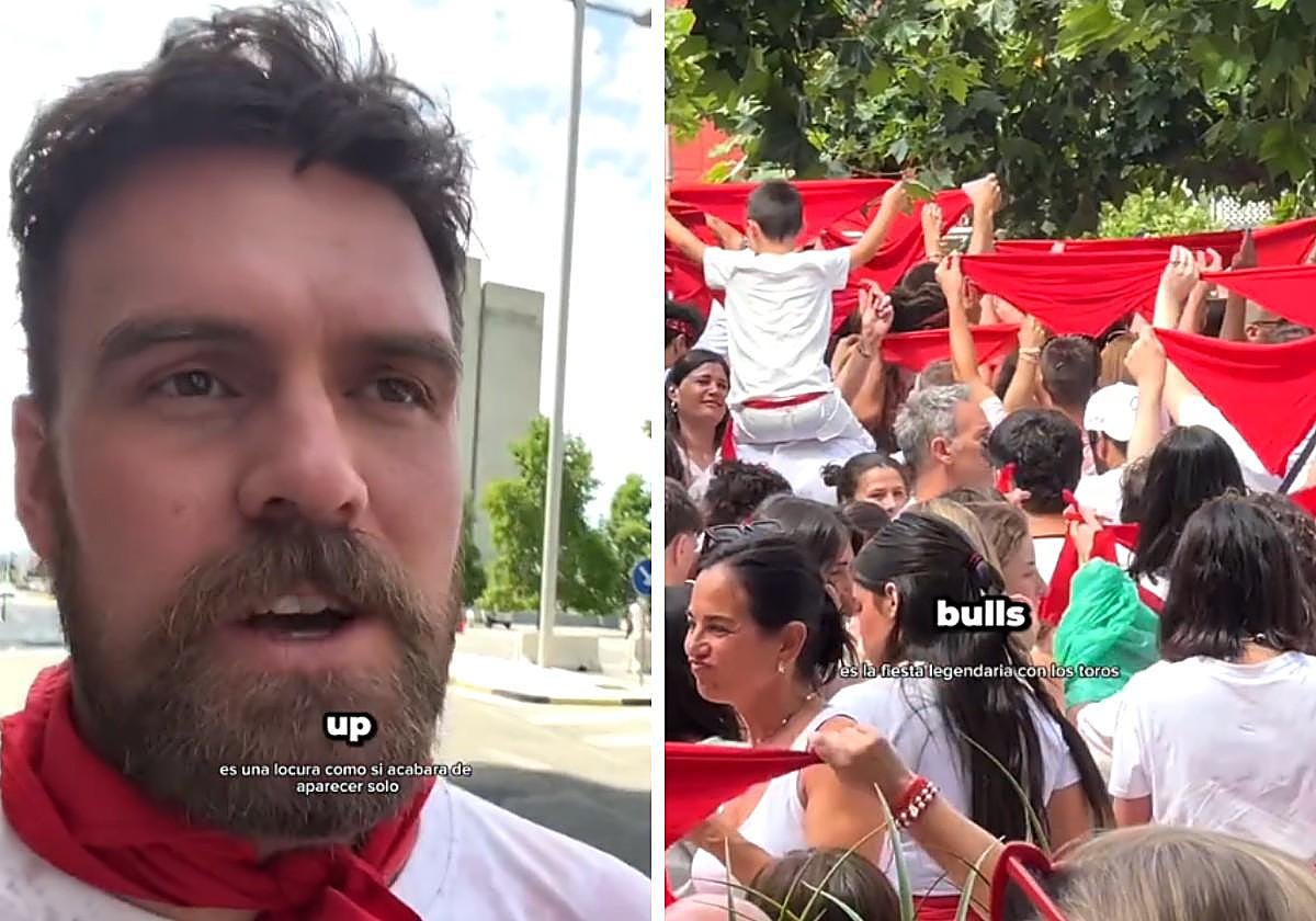 Un británico que vive en España va por primera vez a San Fermín y dice lo que piensa sobre las fiestas de Pamplona: «Es controvertido...»