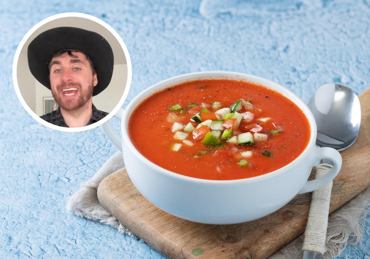 Una estadounidense viaja a España y es duro al opinar sobre el sabor de nuestro gazpacho: «Es la peor comida...»