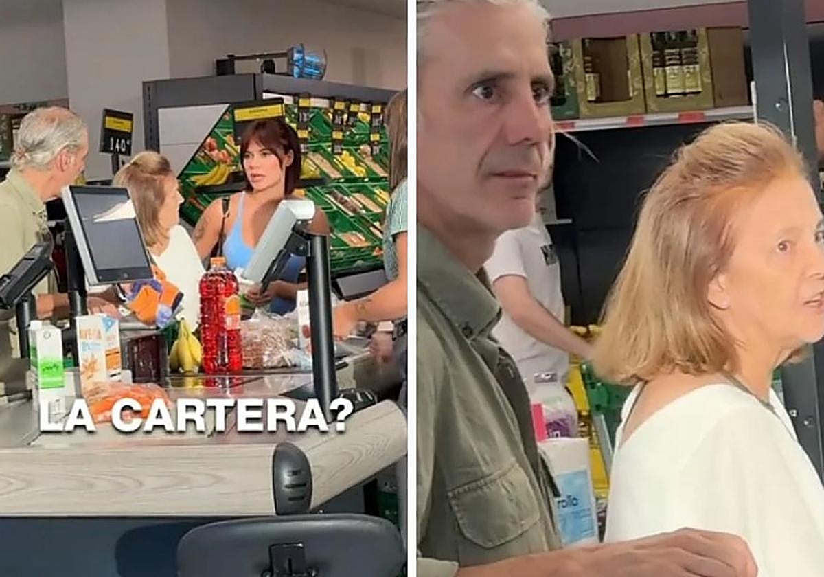 Pide dinero para pagar un cartón de leche en el supermercado y acaba pagando la compra entera
