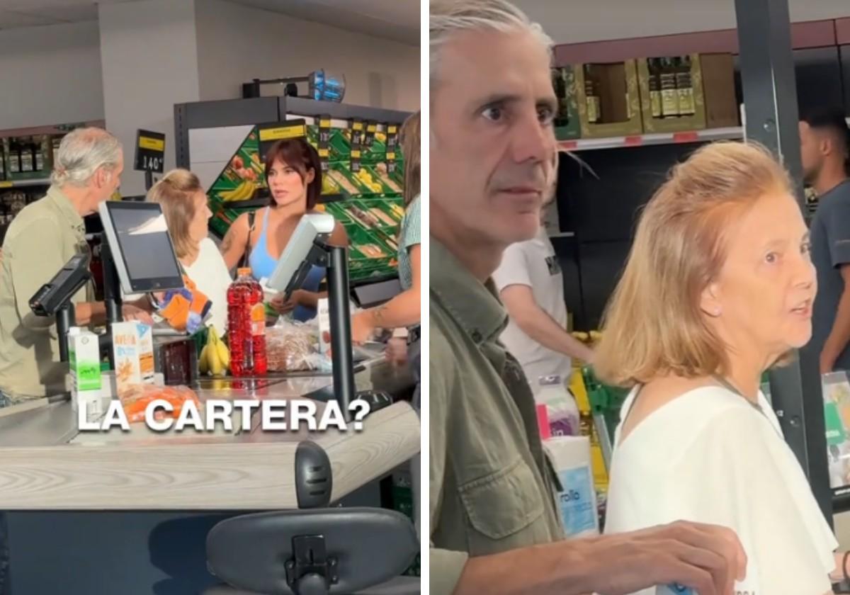 Pide dinero para pagar un cartón de leche en el supermercado y acaba pagando la compra entera: «No entiendo nada»