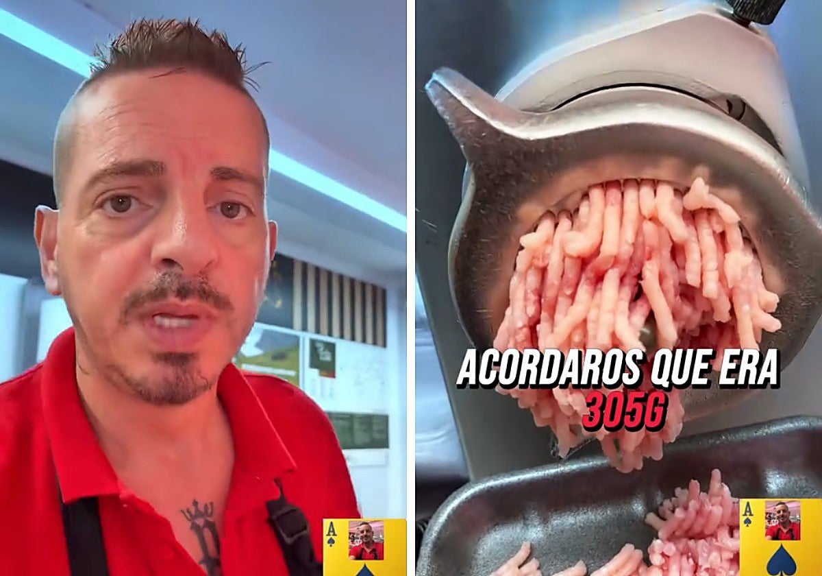Un carnicero lanza una advertencia a quienes compran carne picada en el mercado: «Más de uno se me va a echar encima»