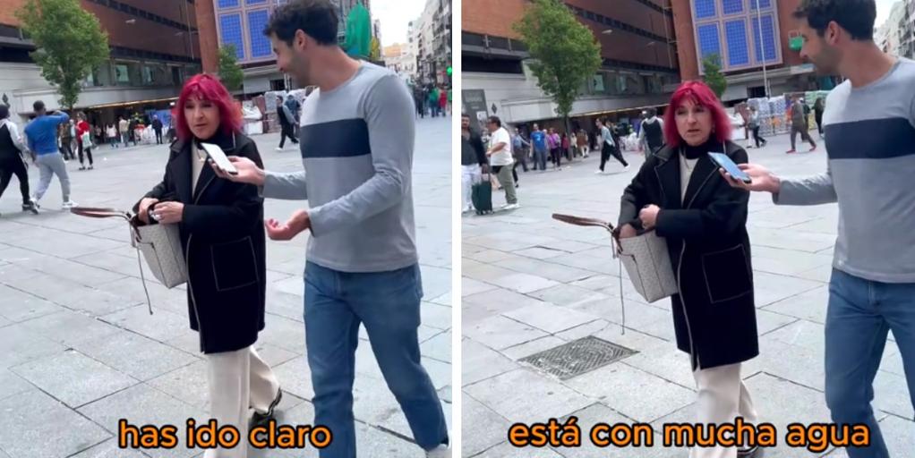 Pregunta a una señora cuál es la mejor playa de España y su respuesta le deja atónito: «Está con mucha agua»
