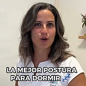 Una fisioterapeuta explica cuál es la mejor postura para dormir por las noches