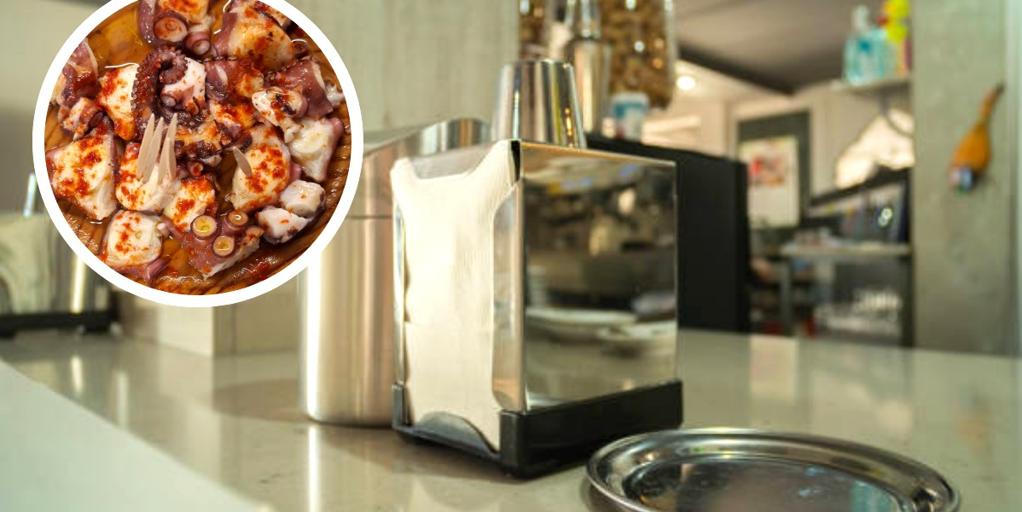 Pide una ración de pulpo en un restaurante de Pontevedra y se queda a cuadros tras ver el plato: «Te han estafado»