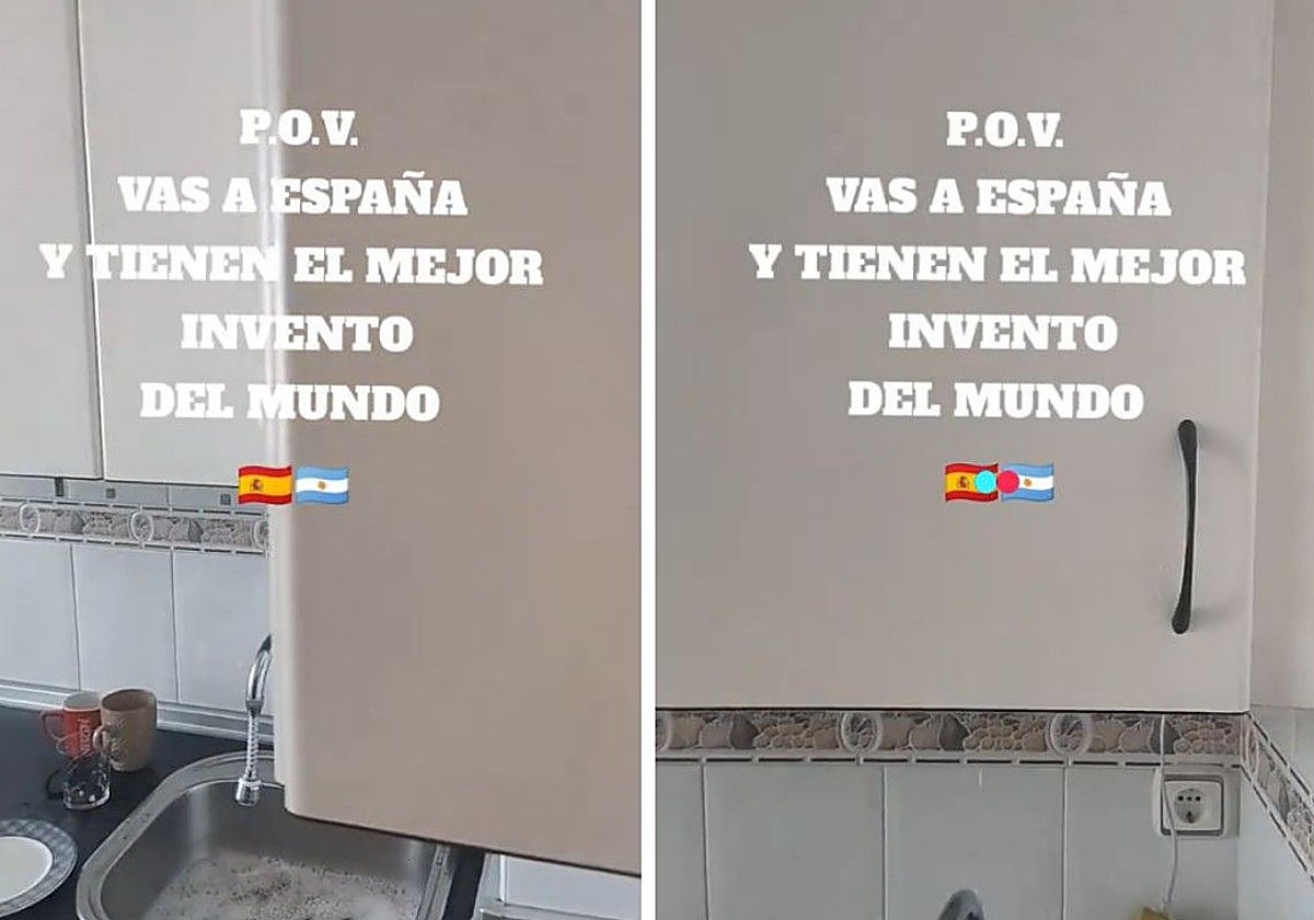 Un argentino de viaje por España, sin palabras con un detalle de las cocinas de nuestro país: «El mejor invento del mundo»