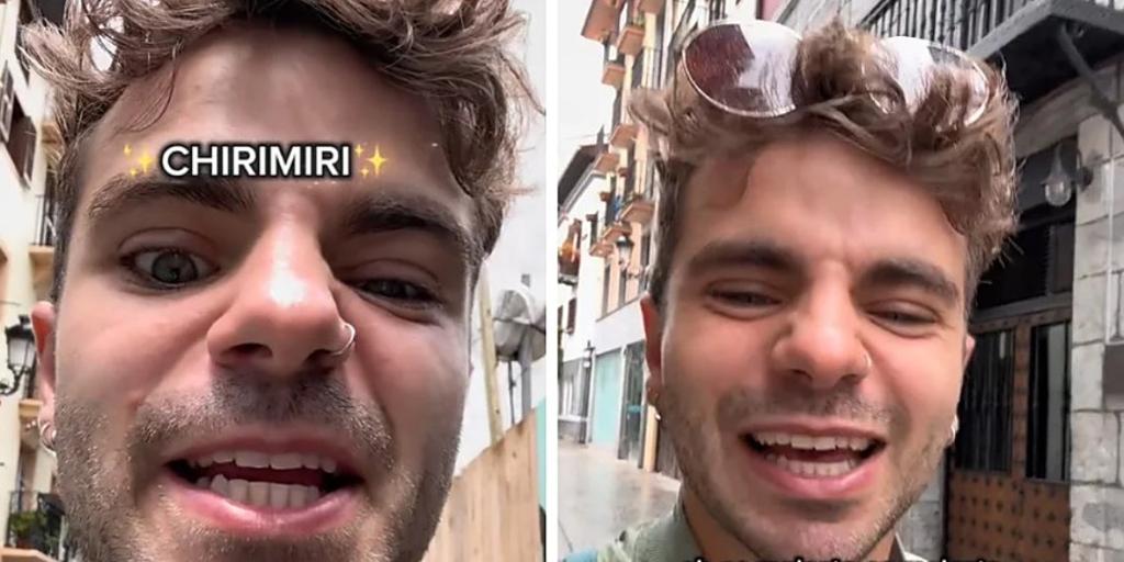 Un argentino de viaje por el País Vasco, contundente tras pasar días aguantando el chirimiri: «Tengo amor-odio»