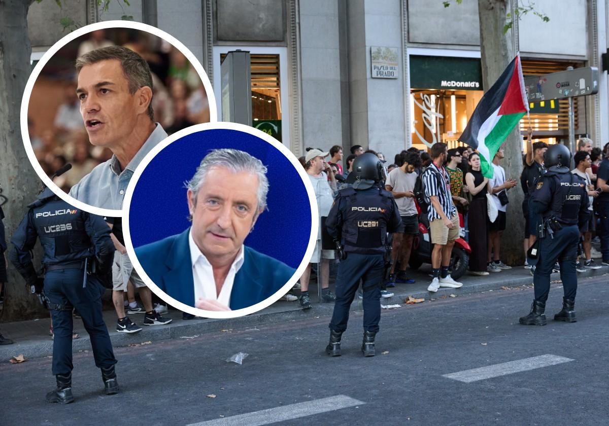 Josep Pedrerol, tajante contra Pedro Sánchez por su postura a favor de las protestas en La Vuelta: No ha sido compatible