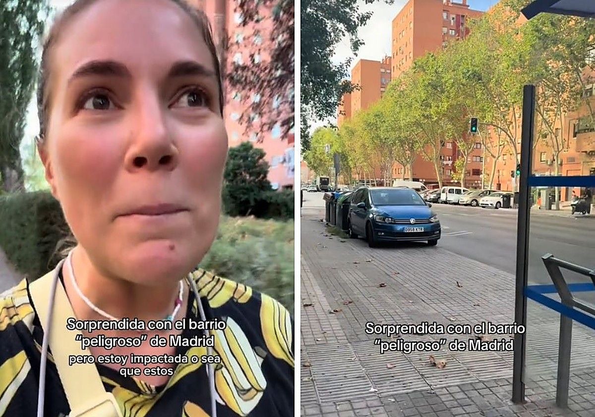 Una chilena que vive España camina por un barrio «peligroso» en Madrid y opina sobre esta zona: «Me parece un lujo»