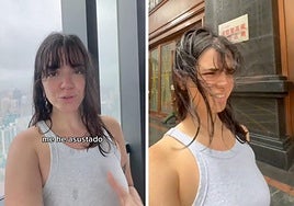 Una española en China vive un tifón en primera persona y explica cómo notó su impacto en casa: «Temblaban las ventanas...»