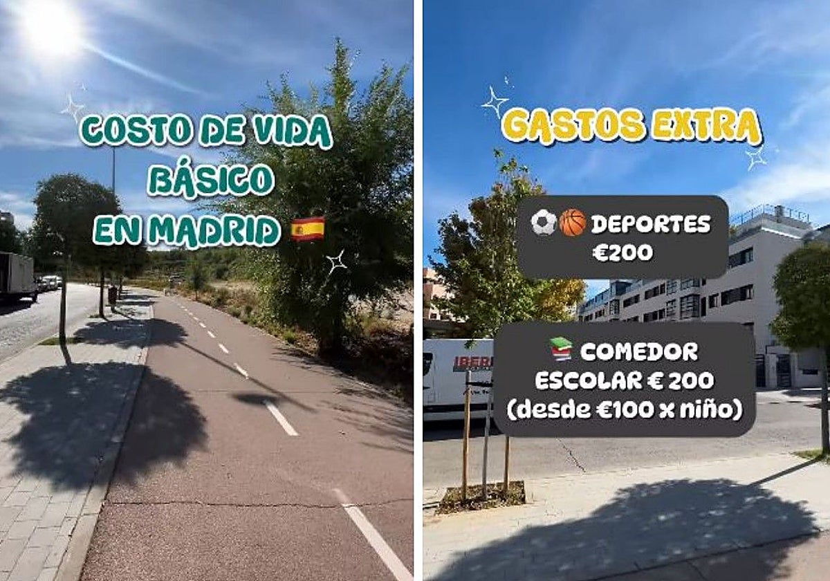 Unos argentinos que viven en Madrid desglosan cuánto dinero necesita una familia con dos niños al mes para vivir: «Para familia de cuatro»