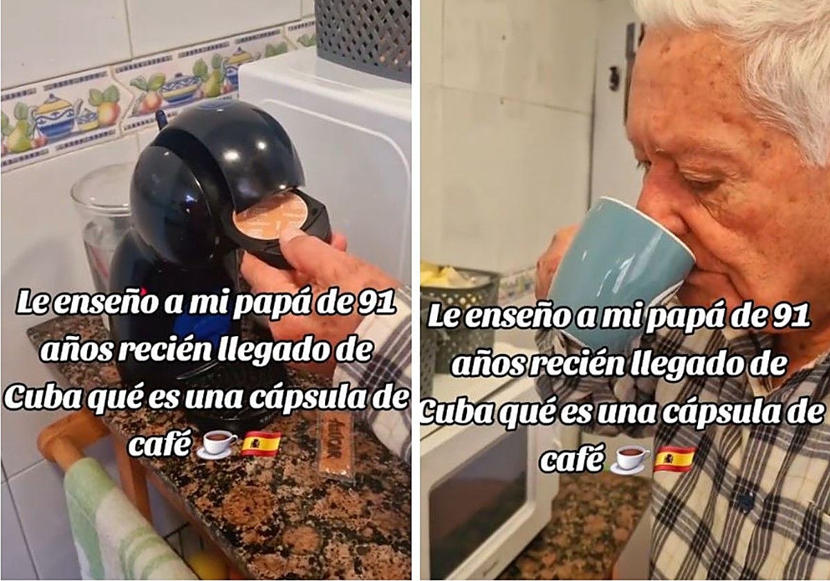 Un cubano recién llegado a España, impactado tras descubrir como funciona el café en cápsulas: «No me atrevía»